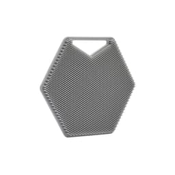 image-Amazon Hexagonal Silicone Bath Shampoo Brush Wall-Mountable