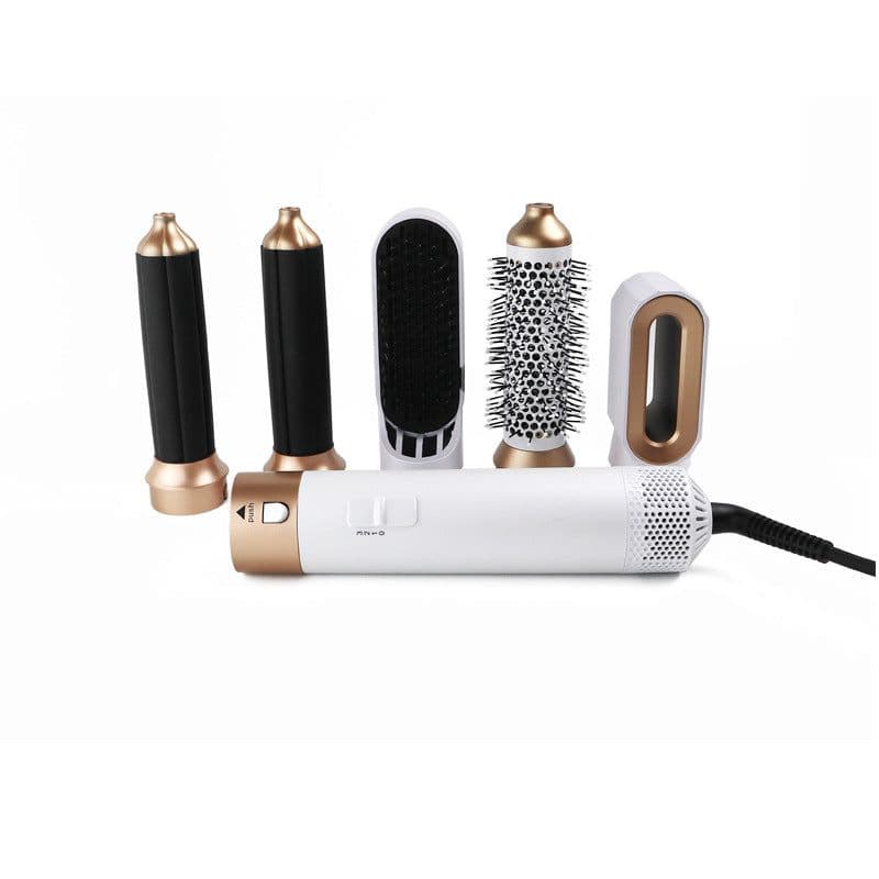 image-Murray 800W 3-in-1 Hot Air Styling Brush Hair Dryer Straightener