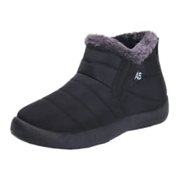 image-EIVIOMG Women's Slip-On Winter Snow Boots Waterproof Warm Shoes
