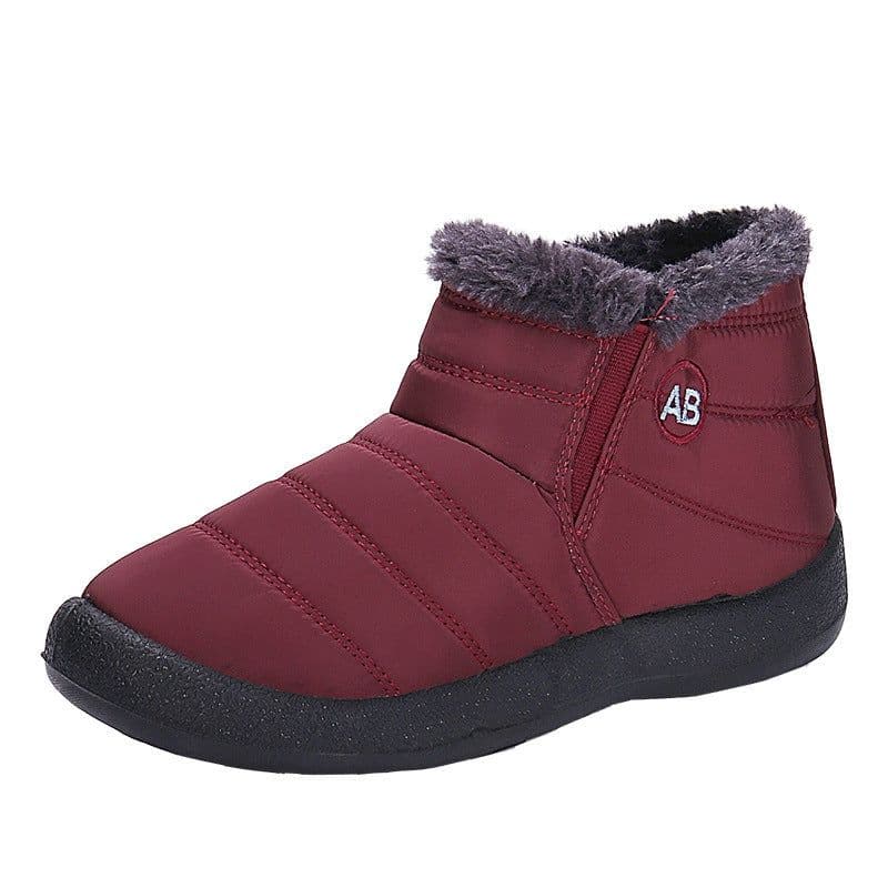 image-EIVIOMG Women's Slip-On Winter Snow Boots Waterproof Warm Shoes