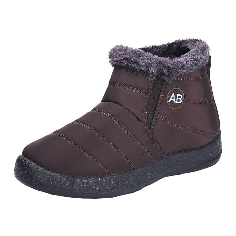 image-EIVIOMG Women's Slip-On Winter Snow Boots Waterproof Warm Shoes