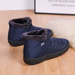 image-EIVIOMG Women's Slip-On Winter Snow Boots Waterproof Warm Shoes
