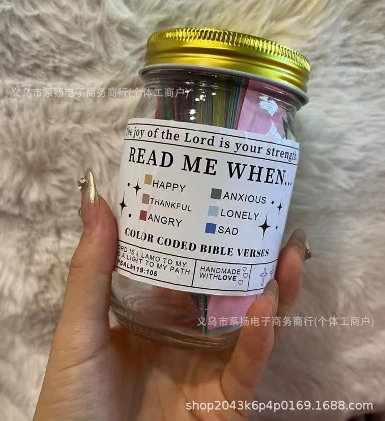 image-Bible Verses Jar for Emotions and Feelings