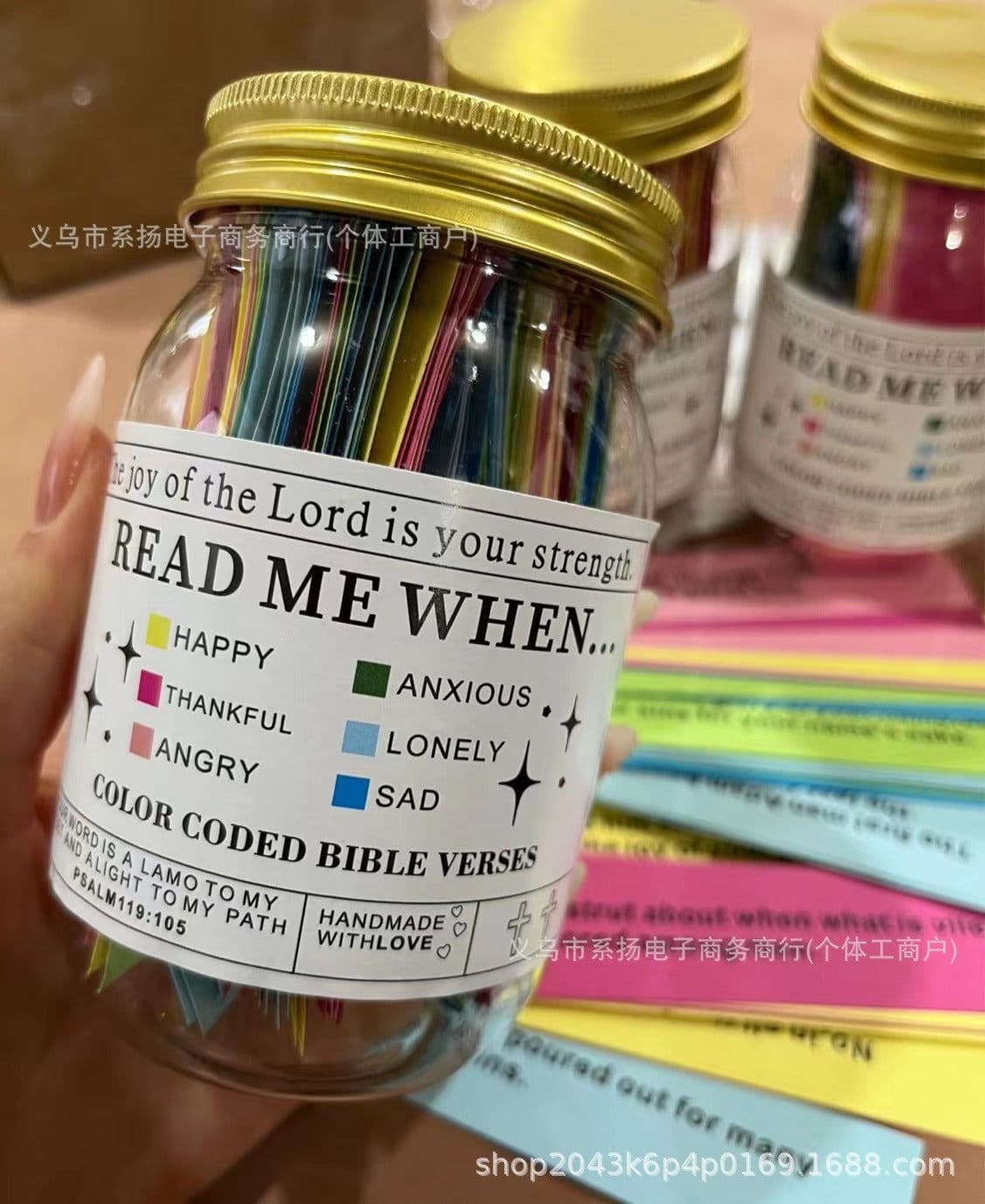 image-Bible Verses Jar for Emotions and Feelings