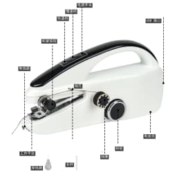image-Mini Portable Electric Sewing Machine with Thread Cutter