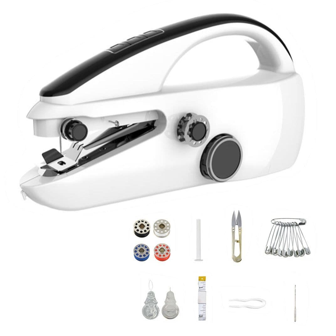image-Mini Portable Electric Sewing Machine with Thread Cutter