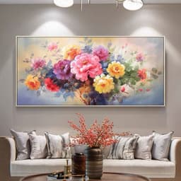 image-Mona Lisa Peony Cross Stitch Kit 180x80cm New Chinese Style