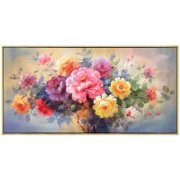image-Mona Lisa Peony Cross Stitch Kit 180x80cm New Chinese Style