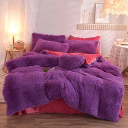 image-Mink Velvet 4-Piece Bedding Set Queen Matcha Green Quilt Cover