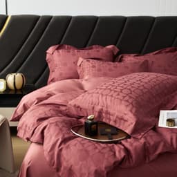image-Love Rain 550T Long Staple Cotton 4-Piece Bedding Set Jacquard