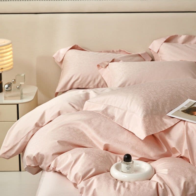 image-Love Rain 550T Long Staple Cotton 4-Piece Bedding Set Jacquard