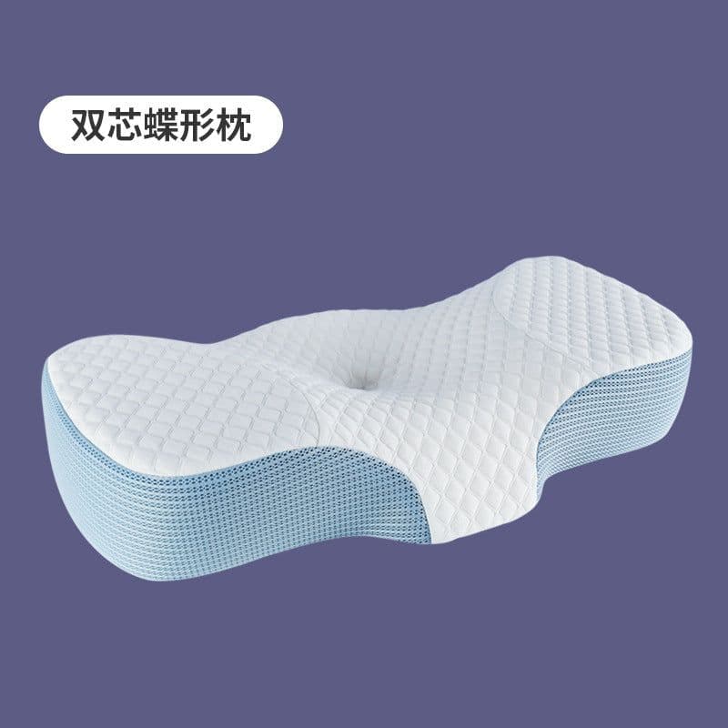 image-Steano Memory Foam Pillow Butterfly Shape Neck Support