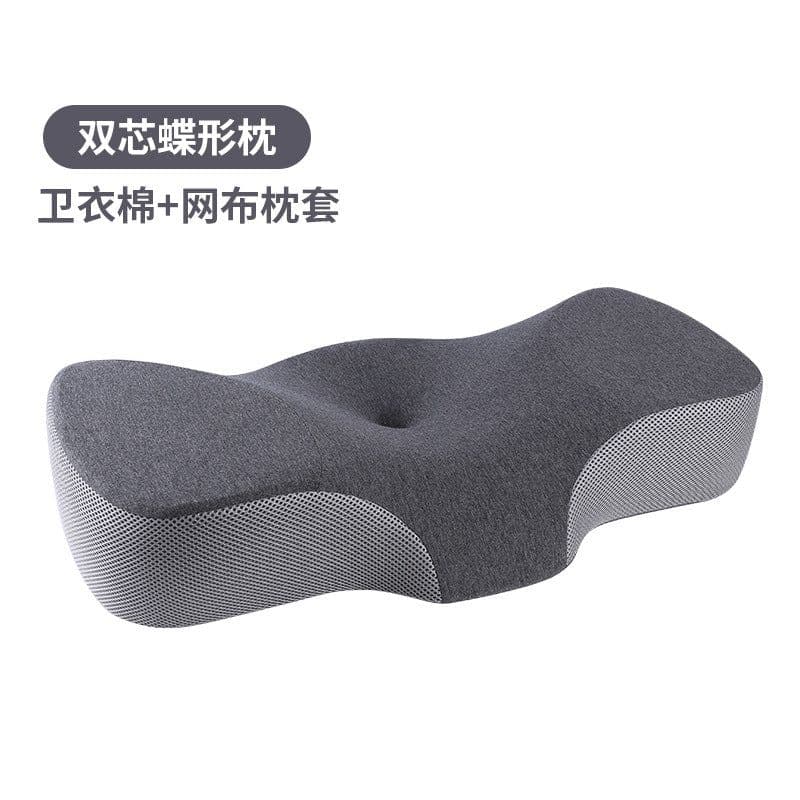image-Steano Memory Foam Pillow Butterfly Shape Neck Support