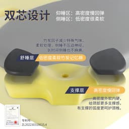 image-Steano Memory Foam Pillow Butterfly Shape Neck Support