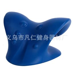 image-Cervical Neck Massage Traction Pillow C-Type EVA 6 Head Massager
