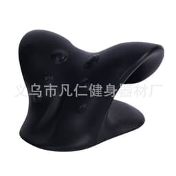 image-Cervical Neck Massage Traction Pillow C-Type EVA 6 Head Massager