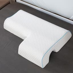 image-Memory Foam Arm Pillow for Couples - Anti-Pressure Sleep Pillow
