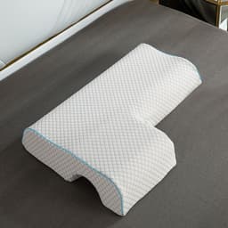 image-Memory Foam Arm Pillow for Couples - Anti-Pressure Sleep Pillow