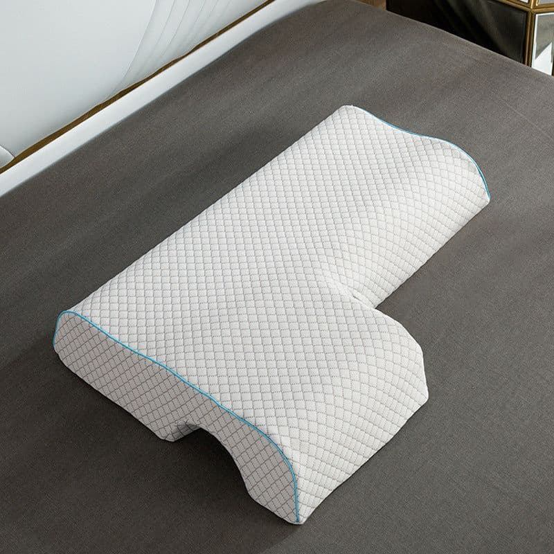 image-Memory Foam Arm Pillow for Couples - Anti-Pressure Sleep Pillow