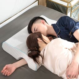 image-Memory Foam Arm Pillow for Couples - Anti-Pressure Sleep Pillow