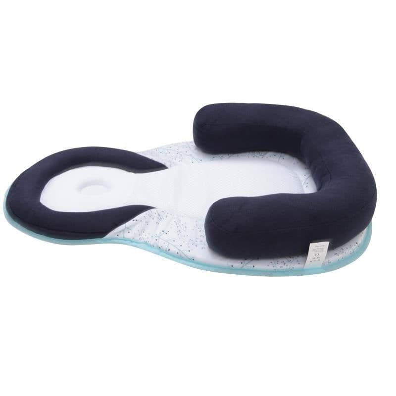 image-Baby Anti-Rollover U-Shaped Positioning Pillow Navy Blue