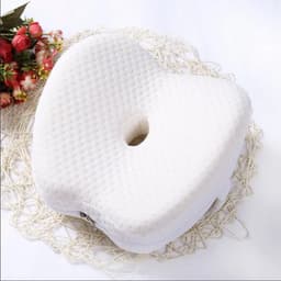 image-Legacy Leg Memory Foam Pillow Heart-Shaped Knee Support Wedge
