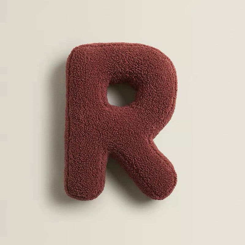 image-A bear ABC Letter Cushion Pillow Nordic Style Plush 30x38cm