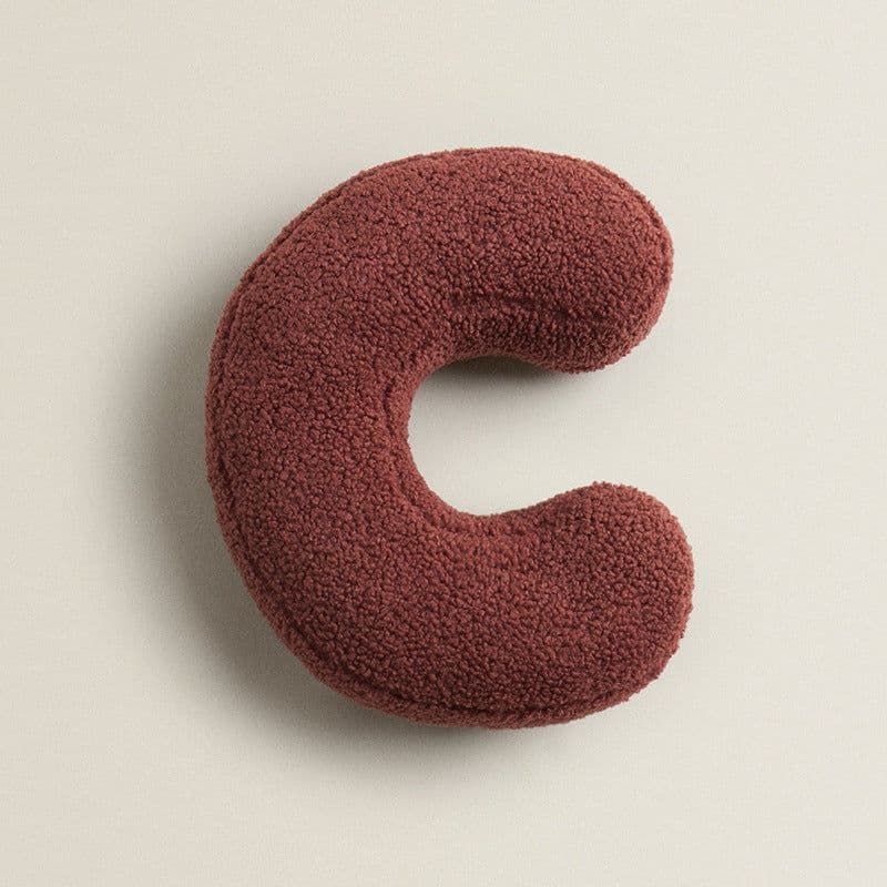 image-A bear ABC Letter Cushion Pillow Nordic Style Plush 30x38cm