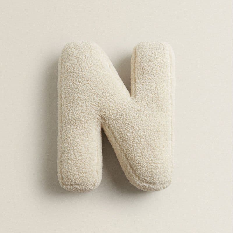 image-A bear ABC Letter Cushion Pillow Nordic Style Plush 30x38cm