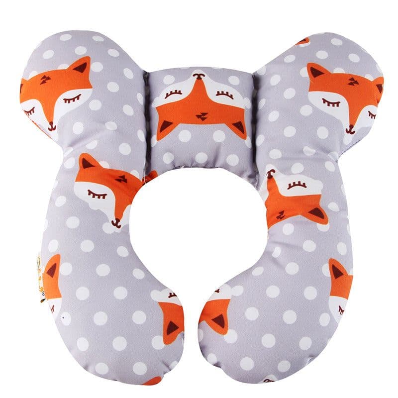image-Baby U-Shaped Neck Pillow Cartoon Travel Car Seat Stroller