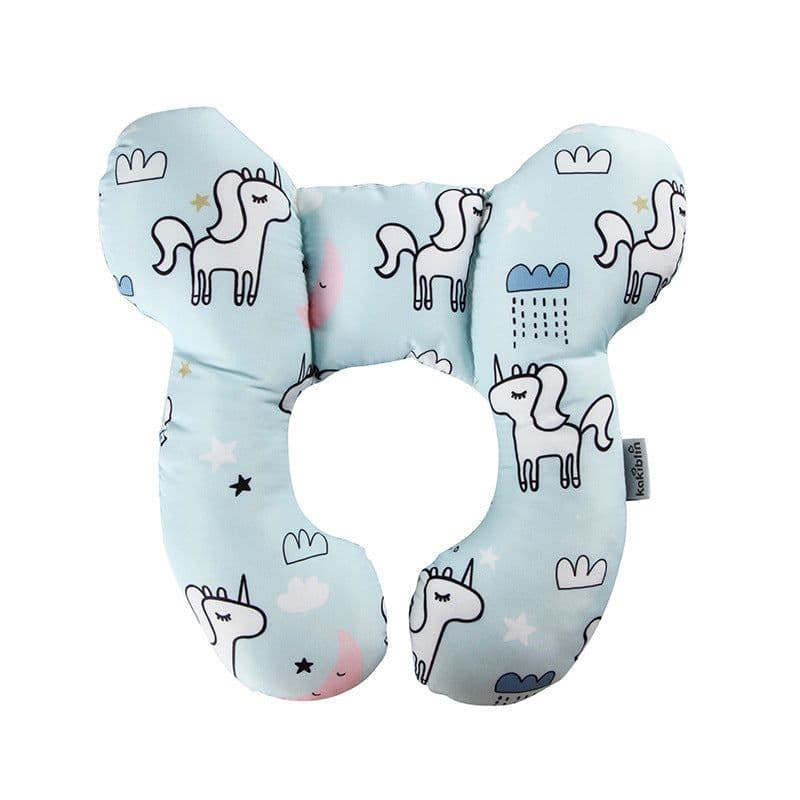 image-Baby U-Shaped Neck Pillow Cartoon Travel Car Seat Stroller