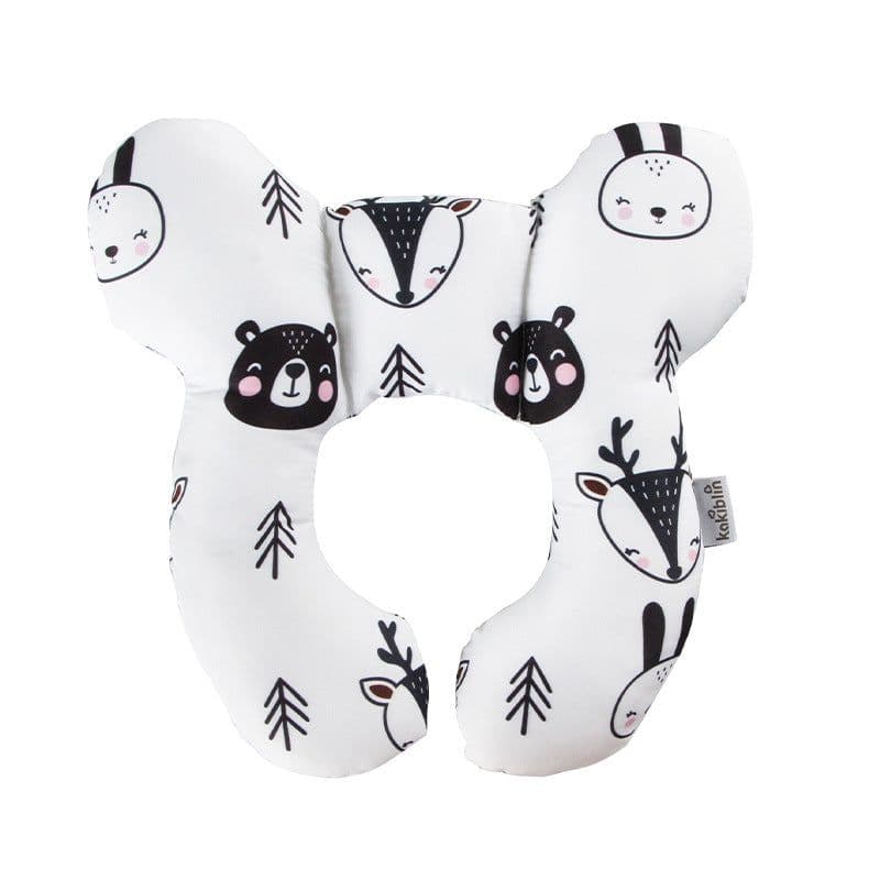 image-Baby U-Shaped Neck Pillow Cartoon Travel Car Seat Stroller