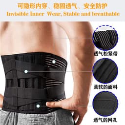 image-Amazon Breathable Abdominal Support Belt with Steel Stays