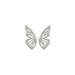 image-Diamond Butterfly Earrings