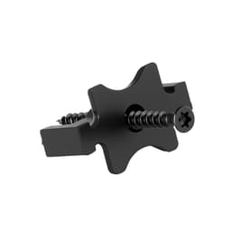 image-VEVOR 250PCS Hidden Deck Fasteners for Composite Decking Board, Universal Composite T Clips & Plastic Hidden Fasteners with Metal Screws,Polypropylene PP Clips Works with 0.26 inch Gaps, Black