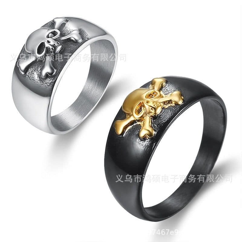 image-Women's Skull Ring Alloy Silver Unisex Skeleton PT1214