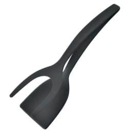 image-Nylon Pancake Spatula Egg Turner 2-in-1 Kitchen Tool