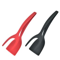image-Nylon Pancake Spatula Egg Turner 2-in-1 Kitchen Tool