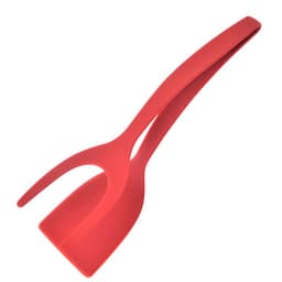image-Nylon Pancake Spatula Egg Turner 2-in-1 Kitchen Tool