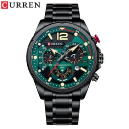 image-Curren 8395 Men's Quartz Watch Stainless Steel Sports Watch