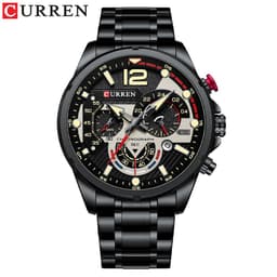image-Curren 8395 Men's Quartz Watch Stainless Steel Sports Watch