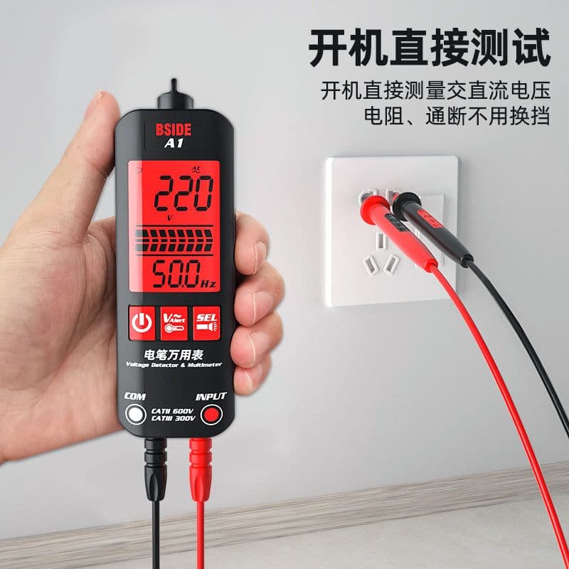 image-BSIDE A1 Digital Multimeter Automatic Ranging 500V Handheld