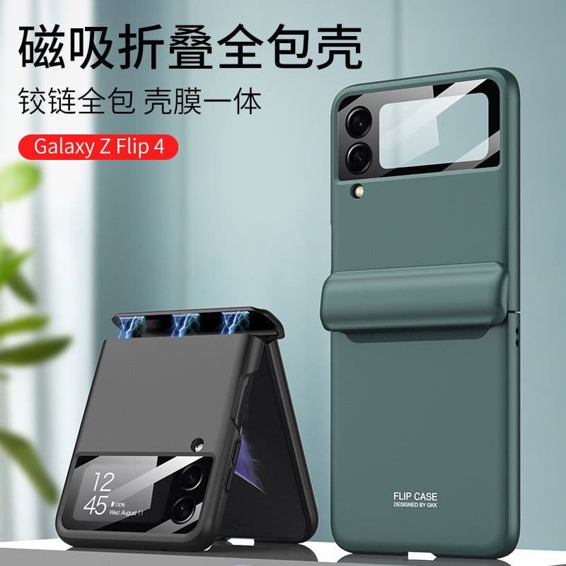 image-Samsung Galaxy Z Flip 4 Case Magnetic Full Cover with Screen Protector