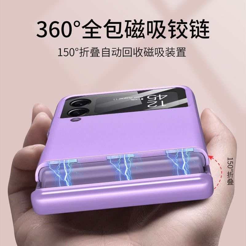 image-Samsung Galaxy Z Flip 4 Case Magnetic Full Cover with Screen Protector