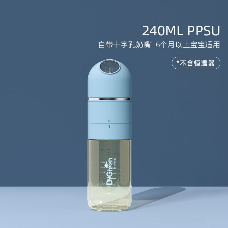 image-D.rgreen PPSU Wide Bore Baby Feeding Bottle 240ml