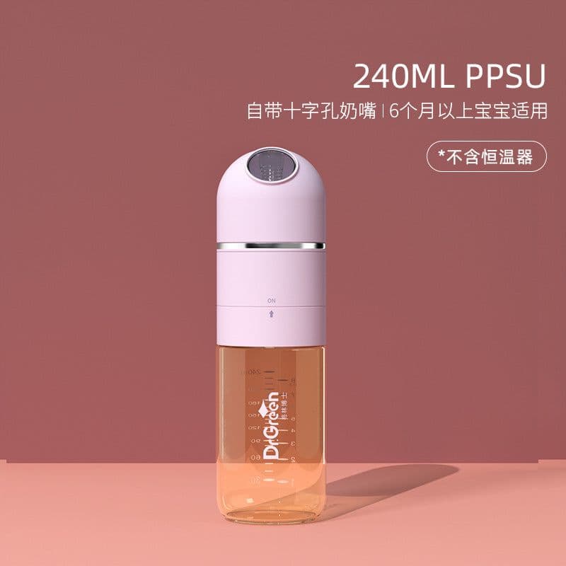 image-D.rgreen PPSU Wide Bore Baby Feeding Bottle 240ml