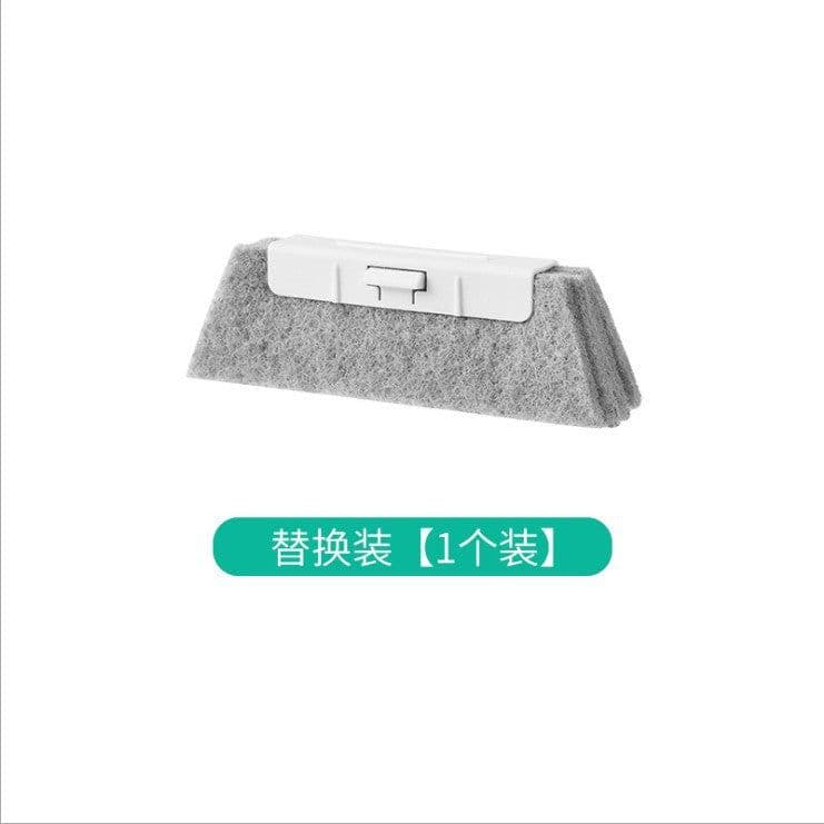 image-Window Groove Cleaning Brush with Scouring Pad Gap Tool