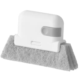image-Window Groove Cleaning Brush with Scouring Pad Gap Tool