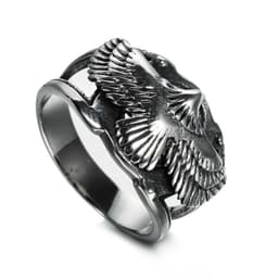 image-Men's Stainless Steel Eagle Ring