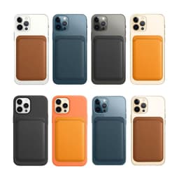image-MagSafe Leather Card Holder for iPhone 12 13 Magnetic Wallet